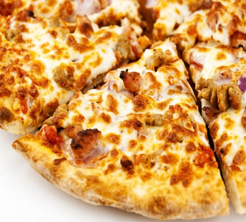 Donair pizza from Peak & Flame Pizza Express in Cranston, Calgary