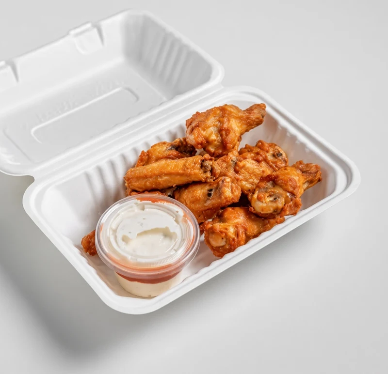 Peak Special flame wings at Peak & Flame Pizza Express, Calgary